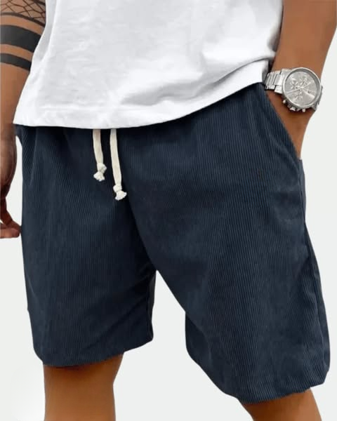 70% RABAT - Premium-Cord-Struktur-Shorts